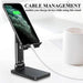 Cell Phone Stand Desktop Holder Tablet Stand Mount Mobile Phone Desktop Tablet Holder Table Cell Foldable Extend Support Desk Mobile Phone Holder Stand - Gadget Aliens