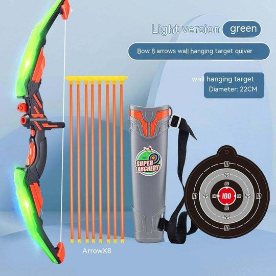 Children's Archery Bow and Arrow Set Arrow Target Quiver Boy Shooting - Gadget Aliens