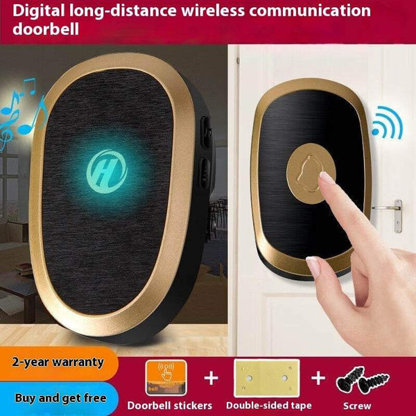 Doorbell Wireless Home Electronic Ultra Distance Unlimited Villa Waterproof Remote Control - Gadget Aliens 