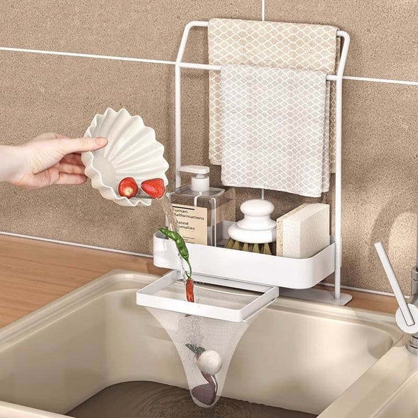 Rag Draining Kitchen Storage Rack Kitchen Gadgets - Gadget Aliens 