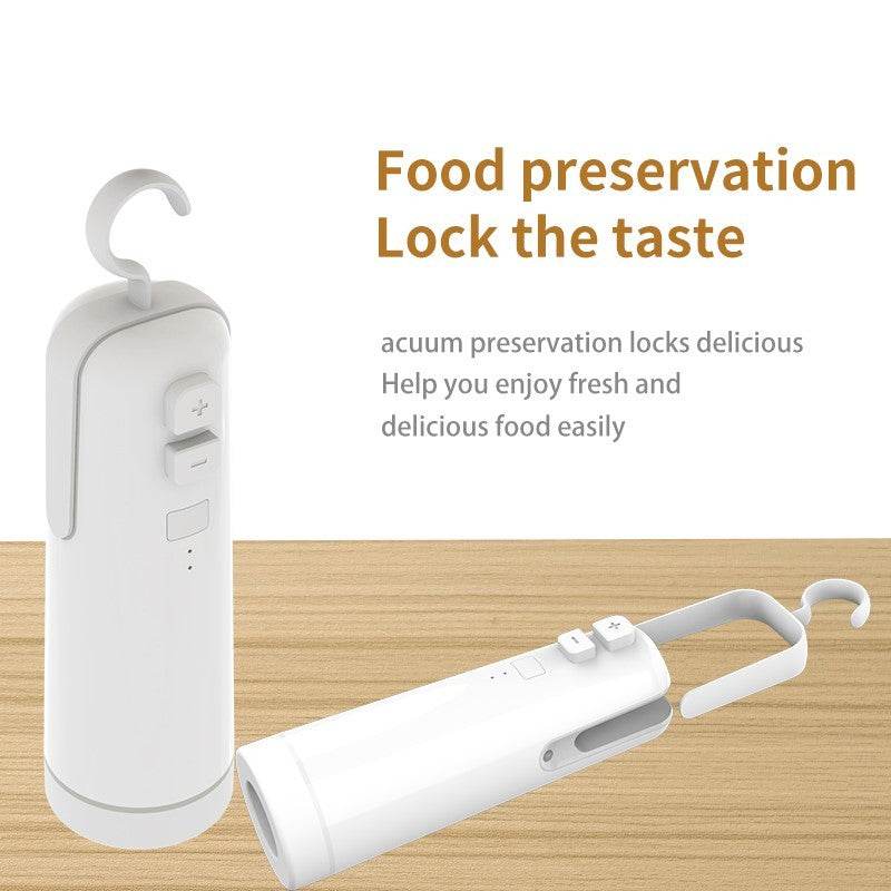 4 In 1 Portable Electric Vacuum Sealer For Vacuum Storage Bags Kitchen Gadgets - Gadget Aliens