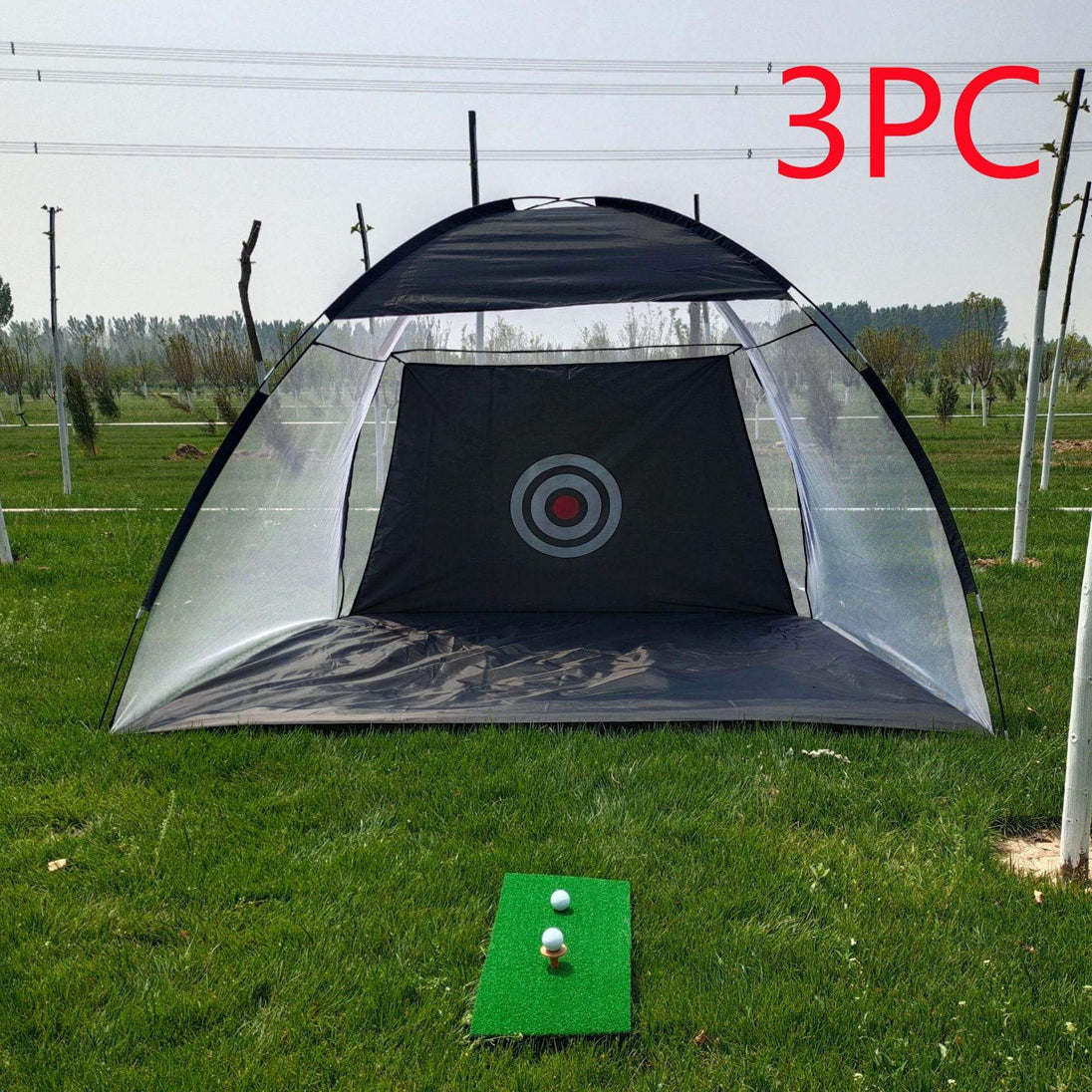 Golf Practice Net Tent Golf Hitting Cage Garden Grassland Practice Tent Golf Training Equipment Mesh Outdoor - Gadget Aliens