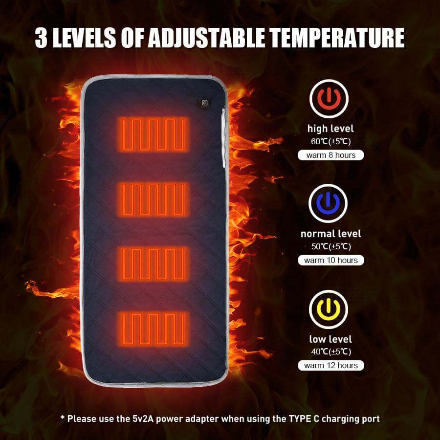 Sleeping Bag Heating Pad USB Smart Cushion Winter Gadgets - Gadget Aliens