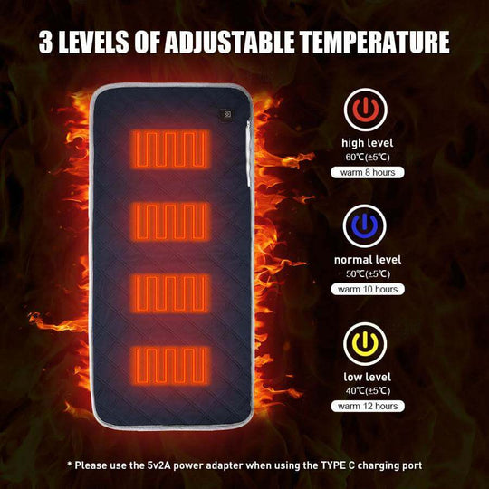 Sleeping Bag Heating Pad USB Smart Cushion Winter Gadgets - Gadget Aliens