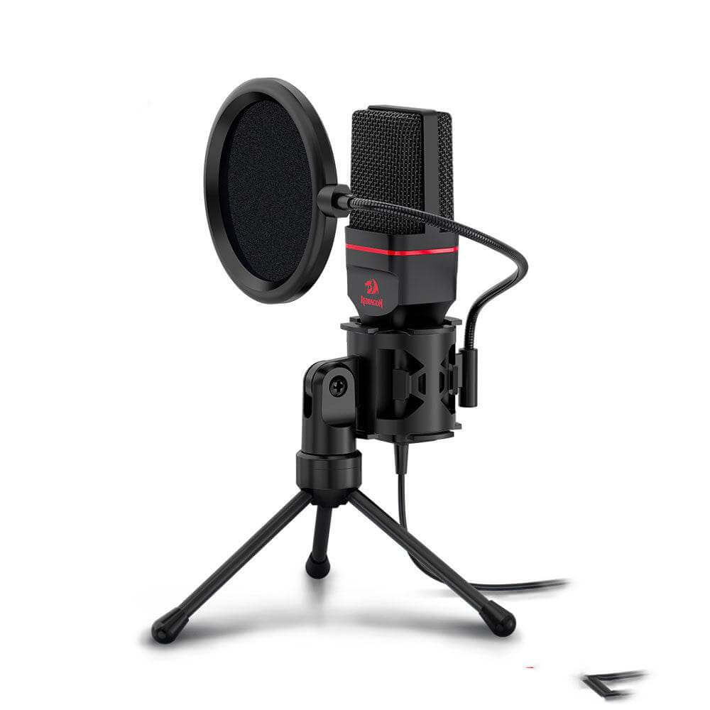 Compatible with Apple, Condenser Microphone With Tripod 3.5 Mm Audio Computer Studio - Gadget Aliens