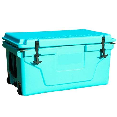 Trending Blue Color 65QT Outdoor Cooler Fish Ice Chest Box Popular Camping Cooler Box - Gadget Aliens 
