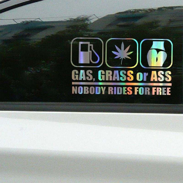 Reflective car sticker - Gadget Aliens 