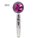 Propeller Driven Shower Head With Stop Button And Cotton Filter Turbocharged High Pressure Handheld Shower Nozzle - Gadget Aliens 