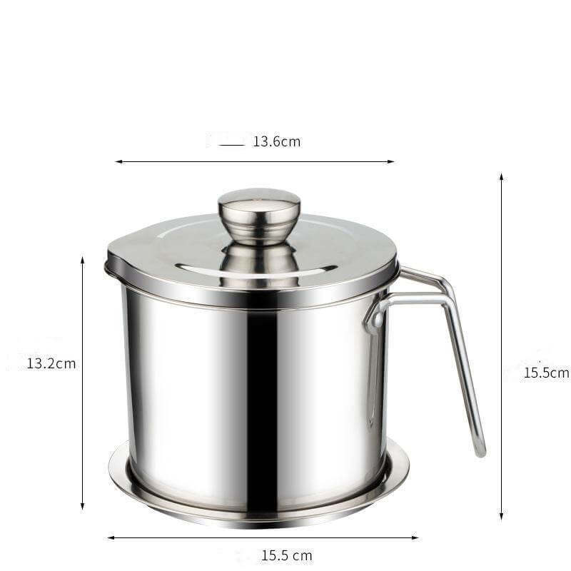 Stainless steel kitchen oil filter - Gadget Aliens