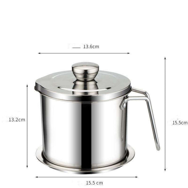 Stainless steel kitchen oil filter - Gadget Aliens 