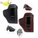 Hidden leather small holster - Gadget Aliens 