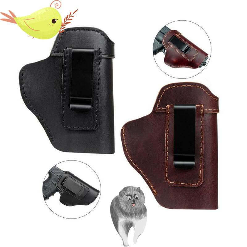 Hidden leather small holster - Gadget Aliens 