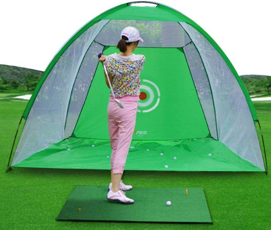 Golf Practice Net Tent Golf Hitting Cage Garden Grassland Practice Tent Golf Training Equipment Mesh Outdoor - Gadget Aliens
