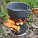 Portable Camping Stove Combo Wood Burning Stainless Steel Stove And Cooking Pot Set For Outdoor Backpacking Fishing Hiking - Gadget Aliens 