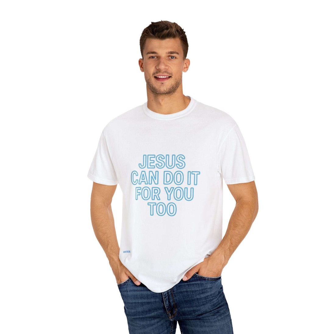 Unisex Garment-Dyed T-shirt ALL JESUS CHRIST