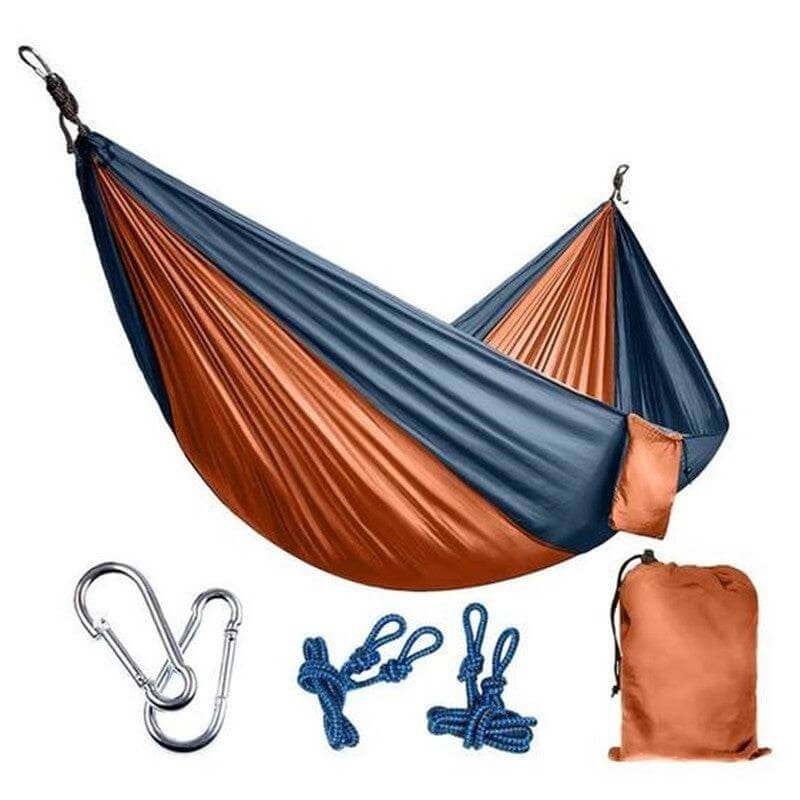 Backpacking Hammock - Portable Nylon Parachute Outdoor Double Hammock - Gadget Aliens