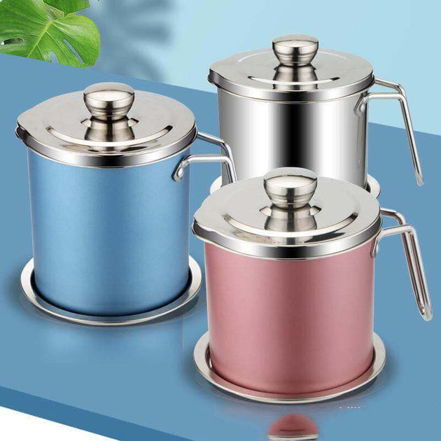 Stainless steel kitchen oil filter - Gadget Aliens 