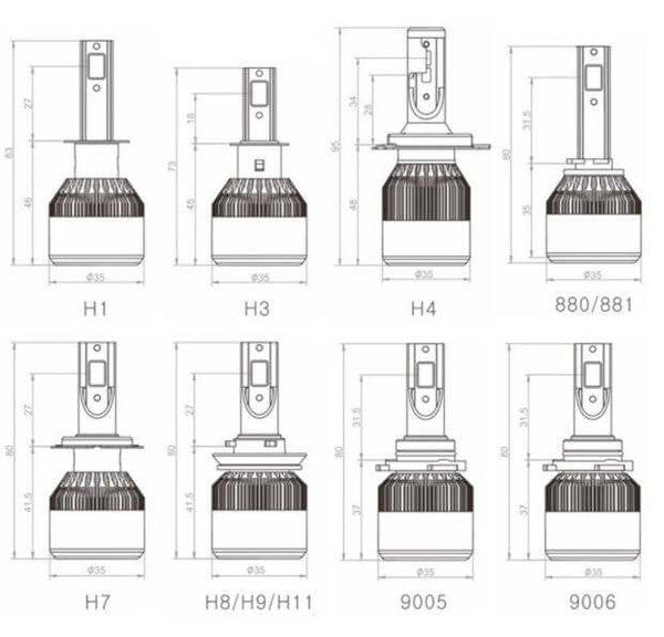 Metal car lights - Gadget Aliens 