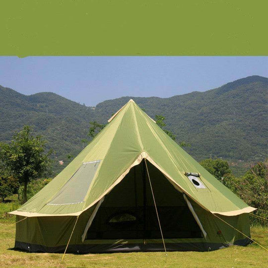 Yurt Tent Outdoor Camping Pyramid Chimney Sunscreen - Gadget Aliens