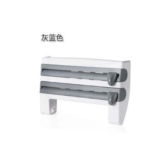 4-In-1 Kitchen Roll Holder Dispenser Kitchen Foil Film Wrap Tissue Paper 4 IN 1 Kitchen Roll Holder Dispenser - Gadget Aliens 