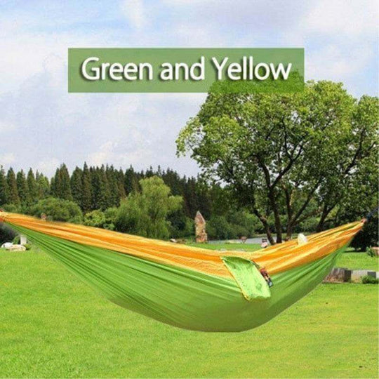 Backpacking Hammock - Portable Nylon Parachute Outdoor Double Hammock - Gadget Aliens