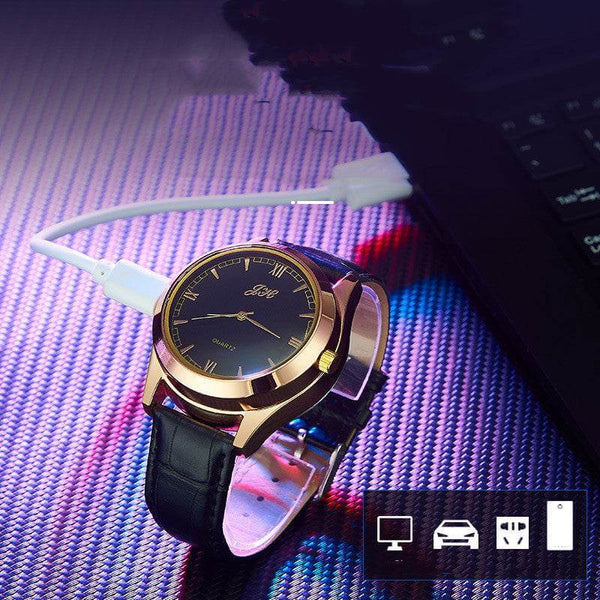 Multifunctional Electronic Watch Cigarette Lighter Electronic Lighter Men's Watch - Gadget Aliens 
