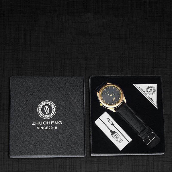 Multifunctional Electronic Watch Cigarette Lighter Electronic Lighter Men's Watch - Gadget Aliens 