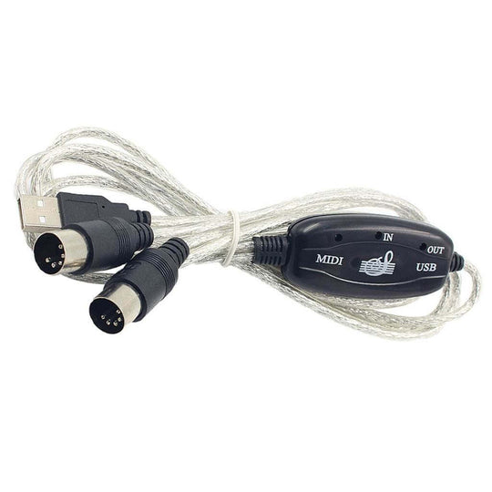 Electronic Keyboard Music Midi Adapter Cable Computer Music Editing Cable - Gadget Aliens 