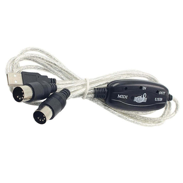 Electronic Keyboard Music Midi Adapter Cable Computer Music Editing Cable - Gadget Aliens 