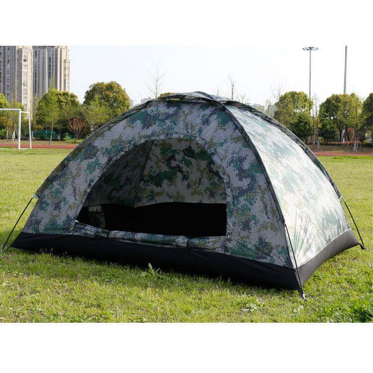 Outdoor Travel Tent 3-4 People Camouflage Mountaineering Tent Beach Camping Tent - Gadget Aliens