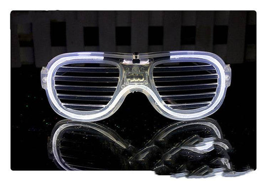 Luminous Glasses LED Light Up Glasses Party Luminous Shutter Shades Glow - Gadget Aliens 
