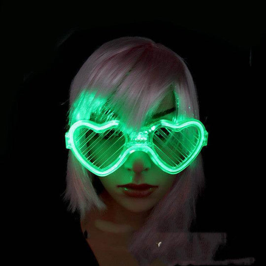 Luminous Glasses LED Light Up Glasses Party Luminous Shutter Shades Glow - Gadget Aliens 