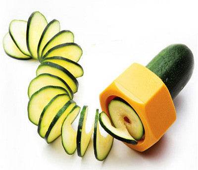 Kitchen Gadgets Spiral Knife Vegetable Cutter Kitchen Fixture Cucumber Slicer - Gadget Aliens 
