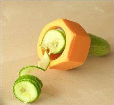 Kitchen Gadgets Spiral Knife Vegetable Cutter Kitchen Fixture Cucumber Slicer - Gadget Aliens 