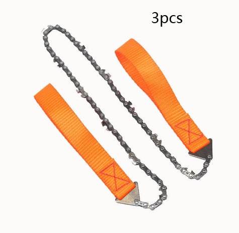 24 inch portable hand chain saw outdoor survival hand saw garden garden hand saw outdoor wire saw - Gadget Aliens