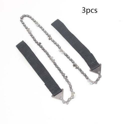24 inch portable hand chain saw outdoor survival hand saw garden garden hand saw outdoor wire saw - Gadget Aliens