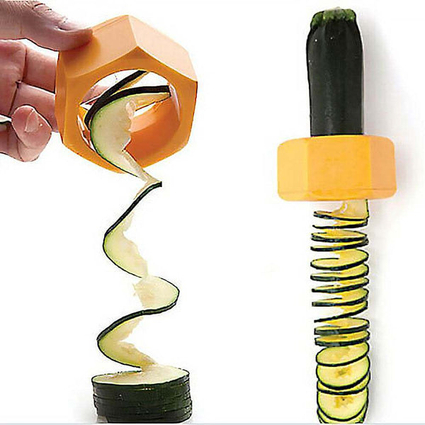 Kitchen Gadgets Spiral Knife Vegetable Cutter Kitchen Fixture Cucumber Slicer - Gadget Aliens