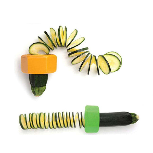 Kitchen Gadgets Spiral Knife Vegetable Cutter Kitchen Fixture Cucumber Slicer - Gadget Aliens 