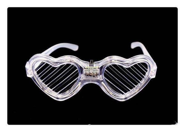 Luminous Glasses LED Light Up Glasses Party Luminous Shutter Shades Glow - Gadget Aliens 