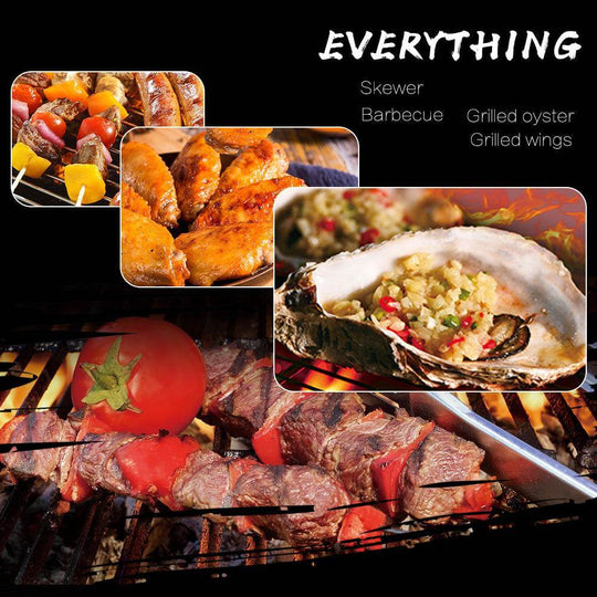 BBQ Grill Folding Stainless Steel Portable Small Barbecue Grill Tool BBQ Outdoor Camping Charcoal Furnace BBQ Grills Accessories - Gadget Aliens 