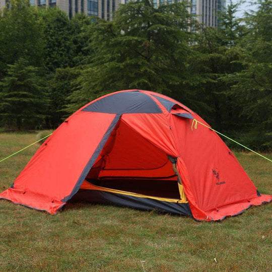 Outdoor Camping Camping Double-layer Aluminum Pole Tent - Gadget Aliens 