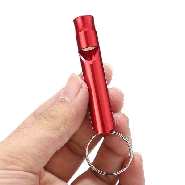 Aluminum survival whistle - Gadget Aliens 