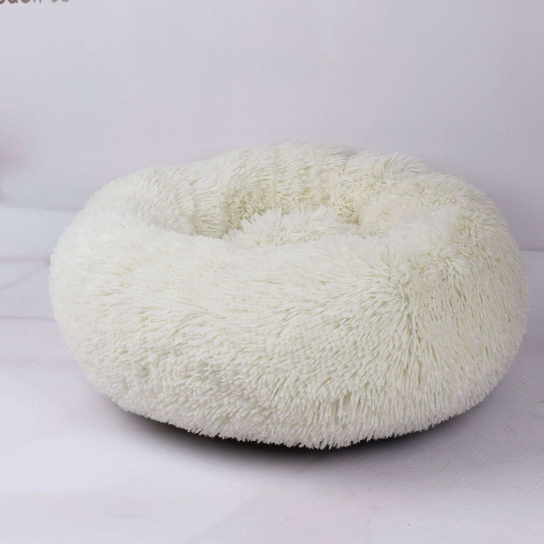 Plush Donut Pet Nest – Calming Bed for Cats & Dogs