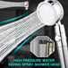 Propeller Driven Shower Head With Stop Button And Cotton Filter Turbocharged High Pressure Handheld Shower Nozzle - Gadget Aliens 