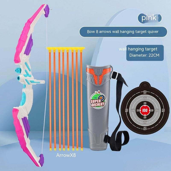 Children's Archery Bow and Arrow Set Arrow Target Quiver Boy Shooting - Gadget Aliens 