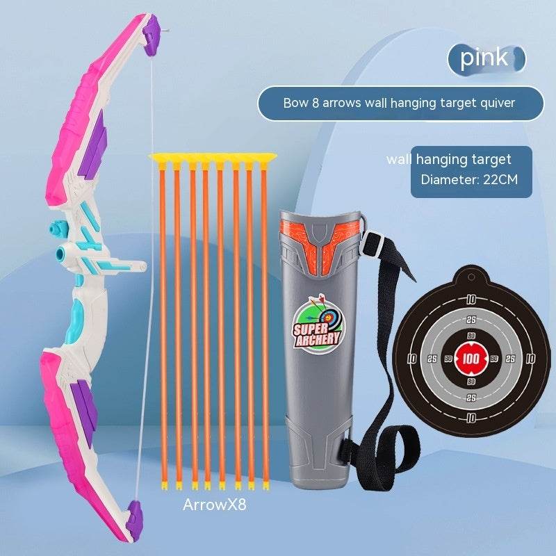 Children's Archery Bow and Arrow Set Arrow Target Quiver Boy Shooting - Gadget Aliens 