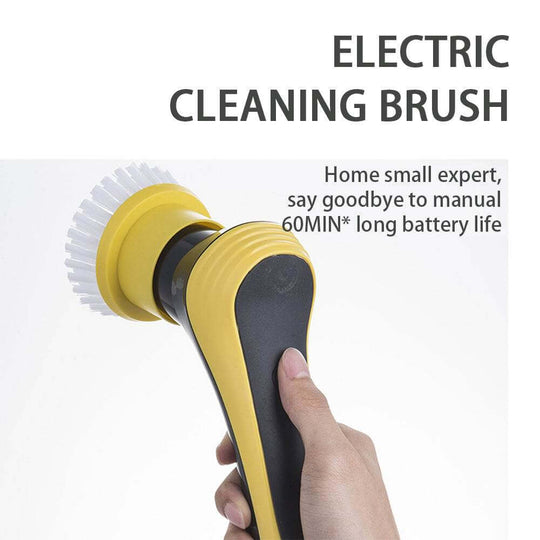 6 In 1 And 10 In 1 Electric Spin Scrubber Cleaning Brush Wireless Adjustable Multifunctional Gadgets For Bathroom Kitchen Windows Toilet - Gadget Aliens