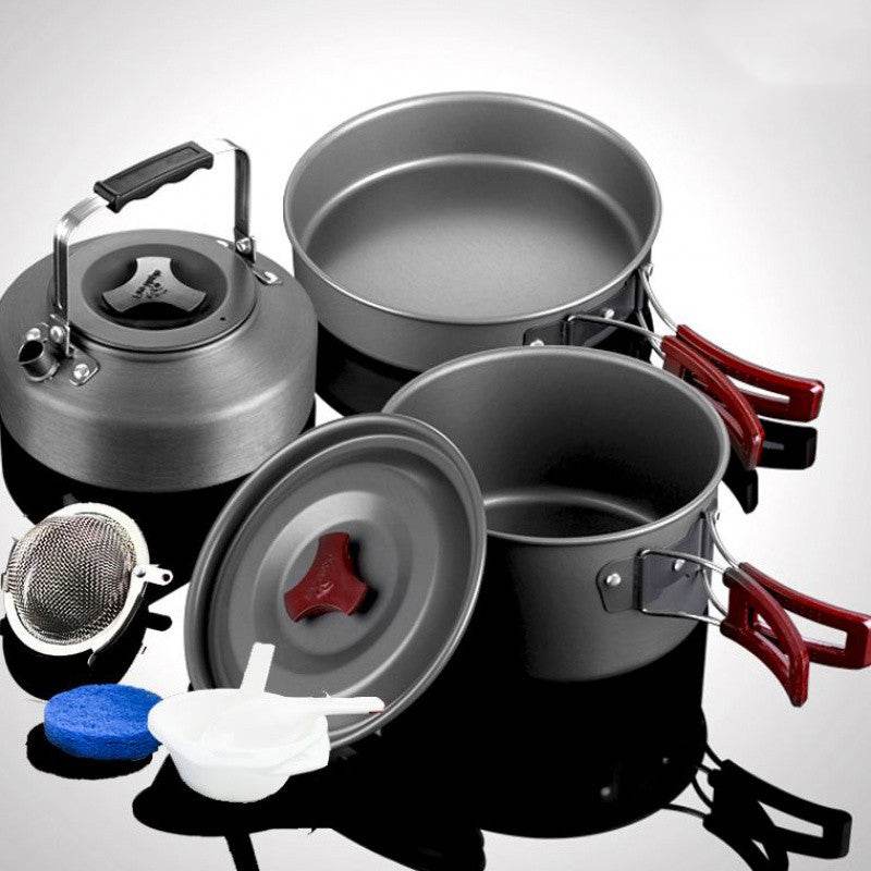 Picnic cookware set camping pot set camping pot - Gadget Aliens 