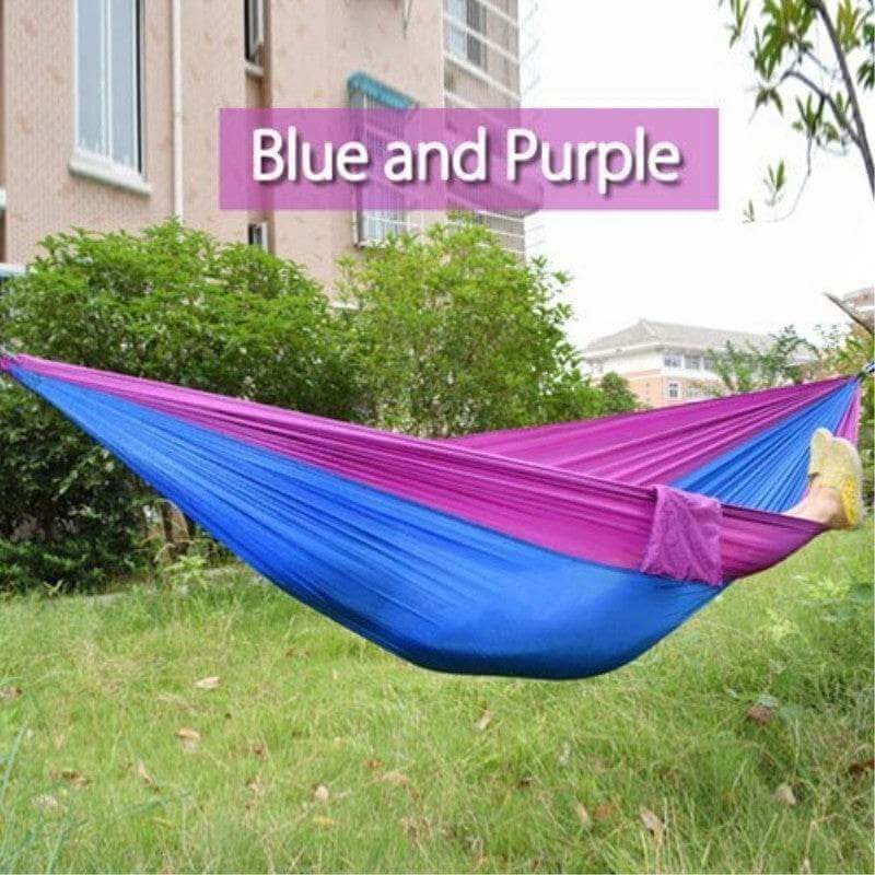 Backpacking Hammock - Portable Nylon Parachute Outdoor Double Hammock - Gadget Aliens 