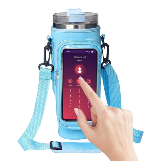 40oz Cup Cover Transparent Touch Screen Neoprene kitchen gadgets - Gadget Aliens 